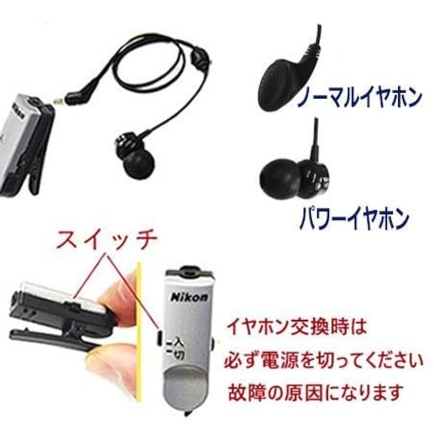 Amazon.co.jp: ニコン・エンシロール 超小型集音器 クリップ